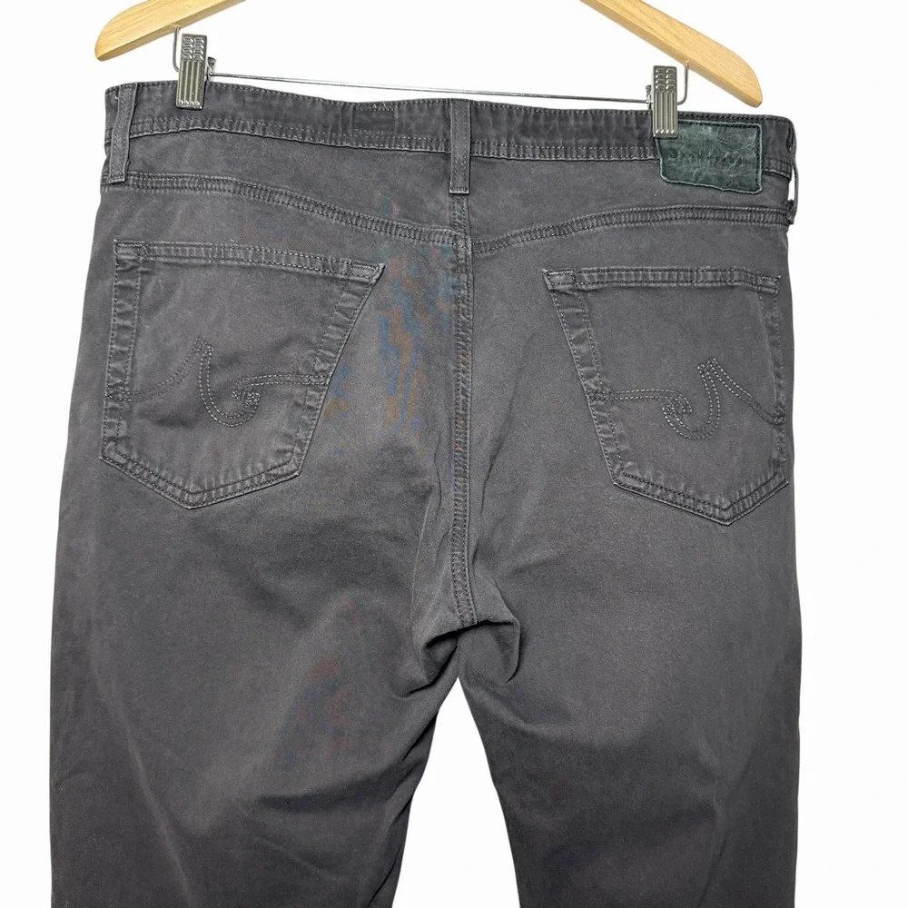 AG Adriano Goldschmied Mens Protege Jeans 36 Gray Straight Leg USA Minimalist